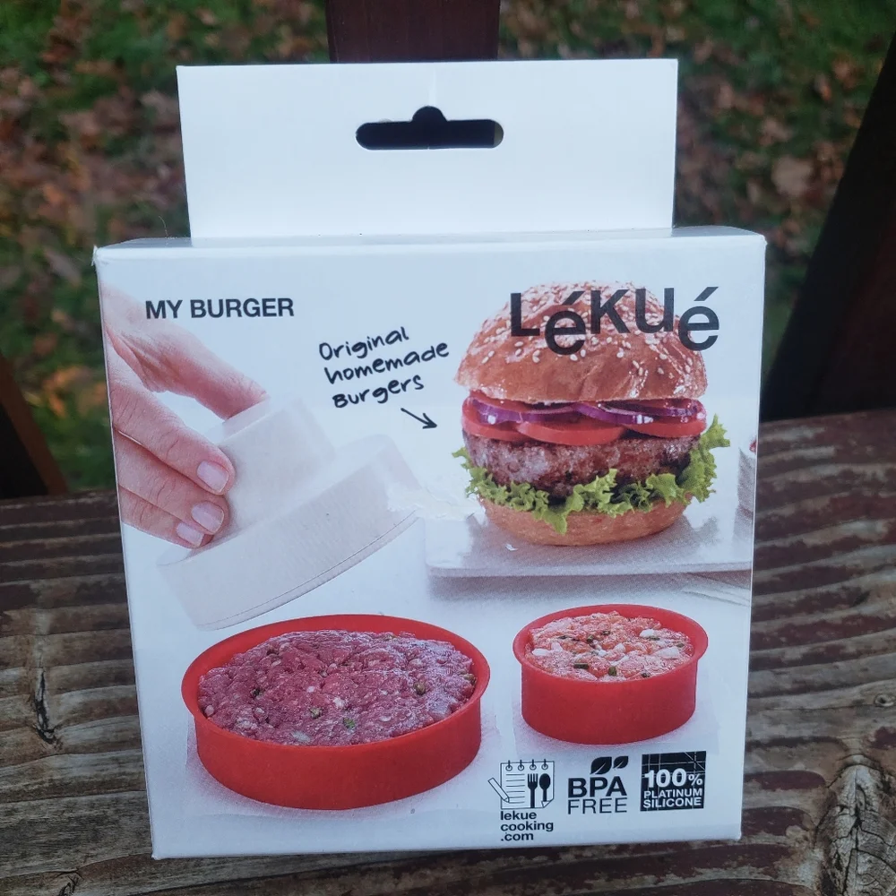 Lekue Burger Maker - My Burger Press - Salmon, Veggie, Regular Burgers